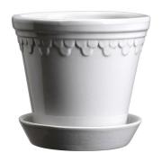 Bergs Potter Københavner ruukku lasitettu Ø25 cm Mineral White
