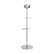 Hilke Collection Ninfea Alta kynttilänjalka 40 cm Nikkelöity messinki.
