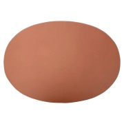 Ørskov Ørskov pöytätabletti nahka ovaali 47x34 cm Konjakki