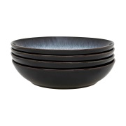 Denby Halo pastakulho 22 cm, 4-pakkaus Sininen-harmaa-musta
