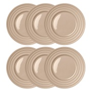 NJRD Lines-lautanen Ø 27 cm, 6 kpl beige