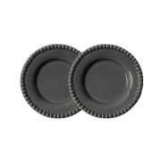 PotteryJo Daria leipälautanen Ø 18 cm, 2-pakkaus Clean grey