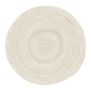 Dixie Braided pöytätabletti Ø 38 cm Ivory