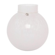 ERNST Ernst lasimaljakko pyöreä valkoinen K 22 cm Ø 21 cm