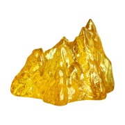 Kosta Boda The Rock kynttilälyhty 91 mm Keltainen