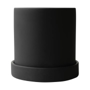 DBKD Grow ruukku Ø10 cm aluslautasella Sandy black