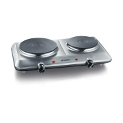 Severin Severin DK 1014 2-levyinen keittolevy Ruostumaton ter&#xE4;s