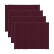 Linum Uni pöytätabletti 35x46 cm 4-pack viininpunainen