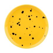 Marimekko Oiva lautanen Ø13,5 cm Yellow-black