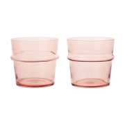 Ferm Living Boya juomalasi matala 30 cl 2-pack. Blush