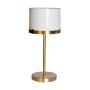 By Rydéns Marcel-pöytävalaisin 55 cm Messinki-valkoinen