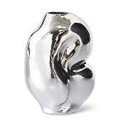 HKliving Gleam maljakko small Chrome
