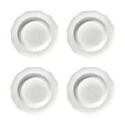 Serax Silhouette pasta lautanen Ø22 cm 4 kpl White