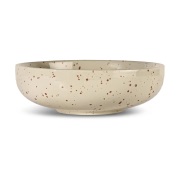 Sagaform Ditte tarjoilukulho Beige-viininpunainen