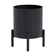 Eva Solo Simply Grow ulkokukka-astia pieni Ø31,5 cm Musta