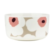 Marimekko Unikko kulho 5 dl White-clay-powder-dark wine