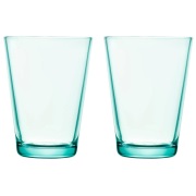 Iittala Kartio juomalasi 40 cl 2 kpl vedenvihreä