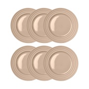 NJRD Lines-lautanen pieni Ø 21 cm, 6 kpl beige