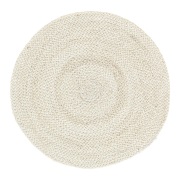 Dixie Braided pöytätabletti Ø 38 cm Ivory