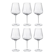 Georg Jensen Bernadotte valkoviinilasi, 6-pakkaus Kristalli