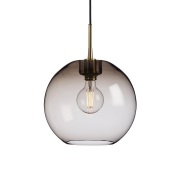 Belid Gloria riippuvalaisin Ø32 cm Messinki-savuvärjätty lasi