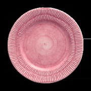 Mateus Stripes lautanen Ø 21 cm Vaaleanpunainen