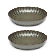 Serax Inku high lautanen S Ø19 cm 2 kpl Green