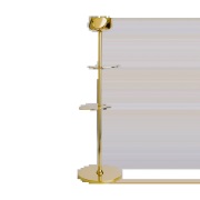 Hilke Collection Ninfea Alta kynttilänjalka 40 cm Messinki