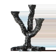 MUUBS Ava kynttilänjalka 22 cm Antiikki harmaa