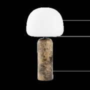 Northern Kin pöytävalaisin 40 cm Brown marble