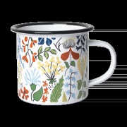 Pluto Design Herbarium emalimuki Valkoinen-multi