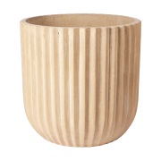 Broste Copenhagen Fiber ruukku Ø50 cm Antique beige