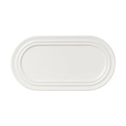 Broste Copenhagen Stevns lautanen, soikea 27,5 cm Chalk white