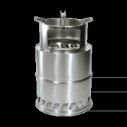 Hällmark Hällmark kannettava puuhella Ruostumaton teräs