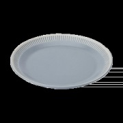Knabstrup Keramik Colorit lautaset Ø22 cm Tummanharmaa