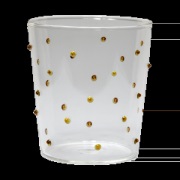 Olsson & Jensen Venetsia juomalasi Meripihka pilkut