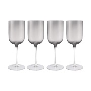blomus Fuumi punaviinilasi 40 cl 4-pack Smoke-kirkas