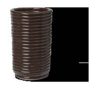 Ferm Living Corduroy maljakko 21 cm Carob Brown