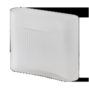 Muuto Ridge maljakko huurrettu lasi 16,5 cm White