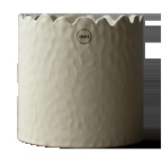 DBKD Flowery ruukku Ø16 cm Creme