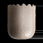 DBKD Flowery seinäruukku 24 cm Beige