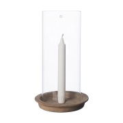 ERNST Ernst kynttilätarjotin-kynttilälyhty inkl lasisylinteri 30 cm Te...