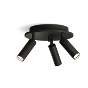 Herstal Pipeline spotlight pyöreä 3 Mattamusta