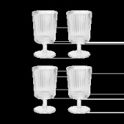 Stelton Pilastro viinilasi 18 cl 4-pack Kirkas