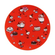 Rätt Start Mumin Lilla My tasainen lautanen Ø19,8 cm Punainen