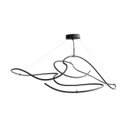 101 Copenhagen Ghost Chandelier big kattolamppu Burned black