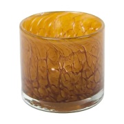 Olsson & Jensen Etna kynttilälyhty Ø8 cm Vaaleanruskea