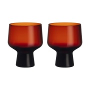 Iittala Solare lasi jalalla 29 cl 2-pack. Kupari