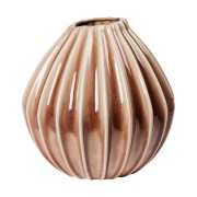 Broste Copenhagen Leveä maljakko XL 40 cm Fawn
