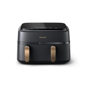 Philips 3000-sarja Air fryer double NA352/00 9 l Musta
